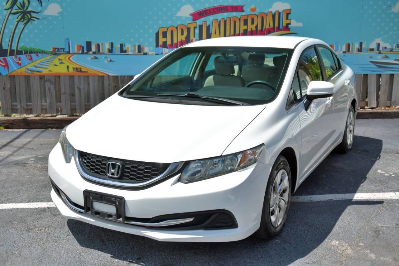 2014 Honda Civic LX — Sedan — 58,870 mi — FORT LAUDERDALE, FL
