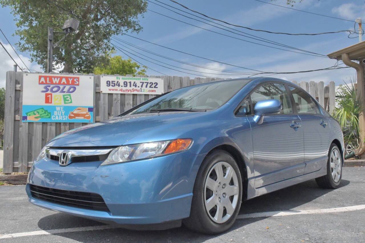 2006 Honda Civic LX — Sedan — 35,521 mi — FORT LAUDERDALE, FL