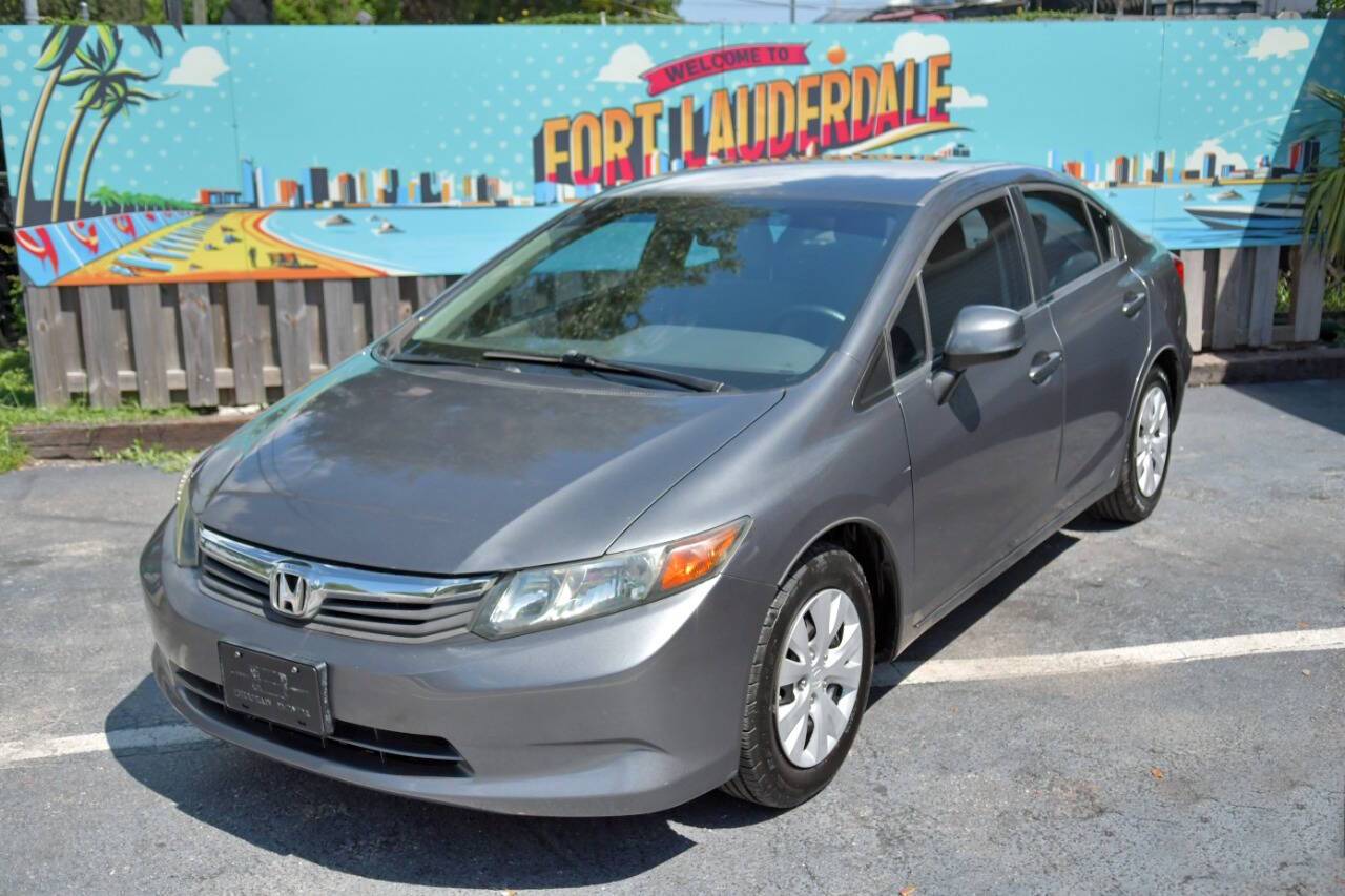 2012 Honda Civic LX — Sedan — 87,926 mi — FORT LAUDERDALE, FL