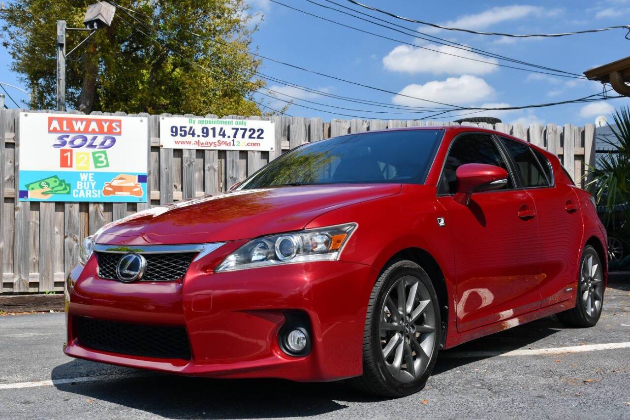 2012 Lexus CT CT 200h Premium — Hatchback — 127,150 mi — Fort Lauderdale, FL