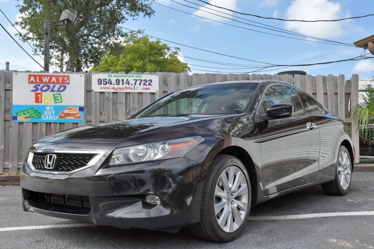 2008 Honda Accord EX-L V6 — Coupe — 117,053 mi — FORT LAUDERDALE, FL