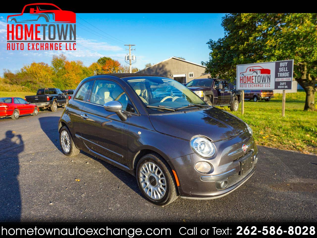 2015 FIAT 500 Lounge — Convertible — 84,728 mi — Lake Geneva, WI
