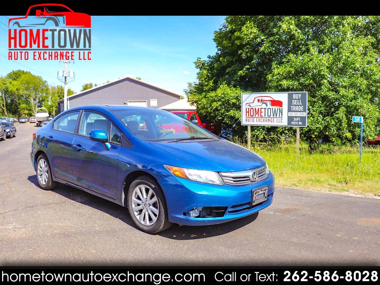 2012 Honda Civic EX — Sedan — 125,751 mi — Lake Geneva, WI