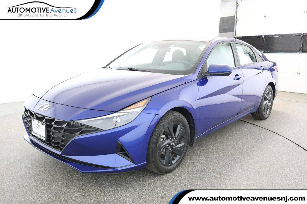 2022 Hyundai Elantra Hybrid Blue — Sedan — 32,919 mi — Wall Township, NJ