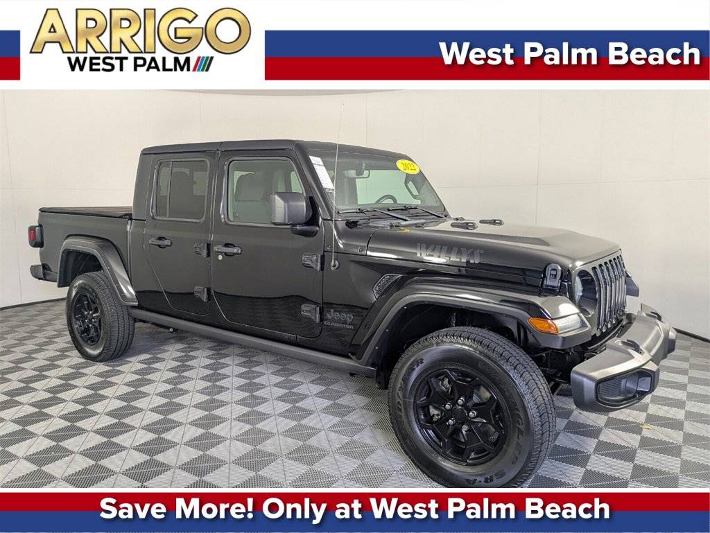 2022 Jeep Gladiator Willys — Pickup Truck — 43,090 mi — West Palm Beach, FL