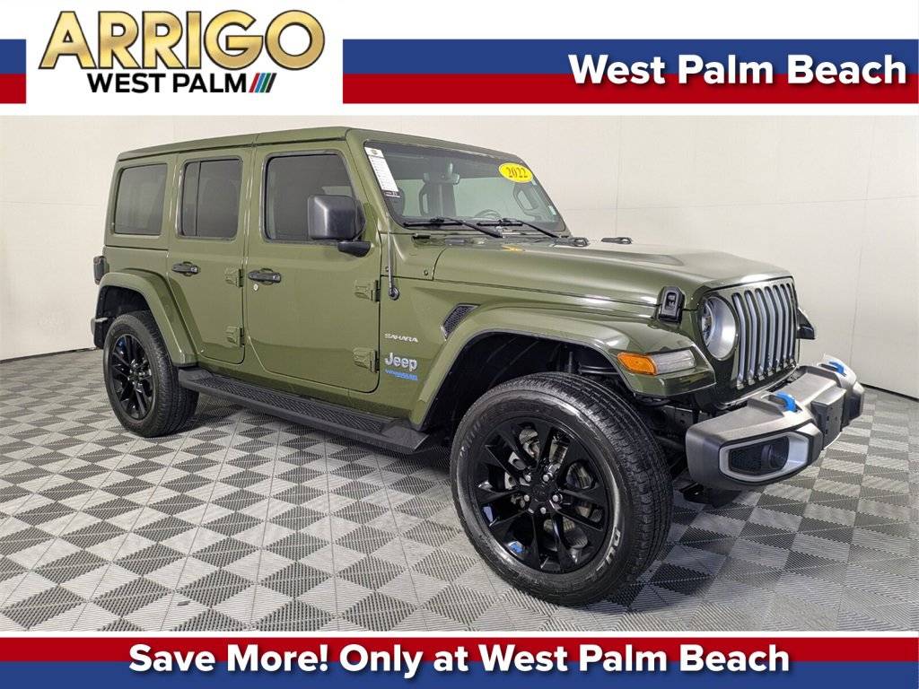 2022 Jeep Wrangler Sahara 4xe — SUV — 35,424 mi — West Palm Beach, FL