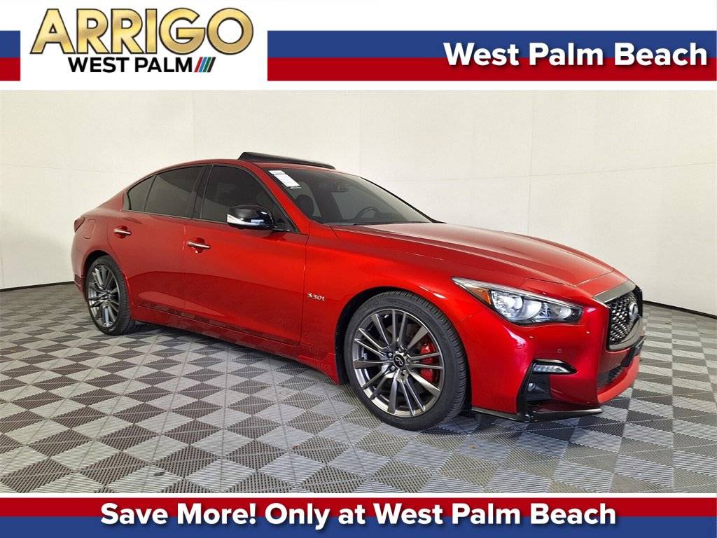 2021 INFINITI Q50 RED SPORT 400 — Sedan — 24,701 mi — West Palm Beach, FL