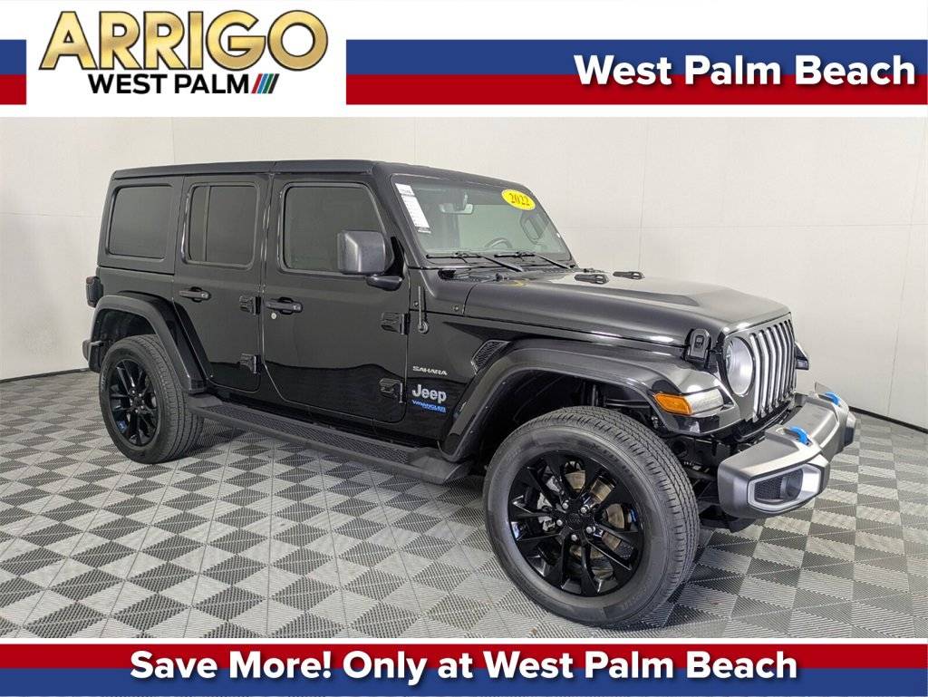2022 Jeep Wrangler Sahara 4xe — SUV — 41,595 mi — West Palm Beach, FL