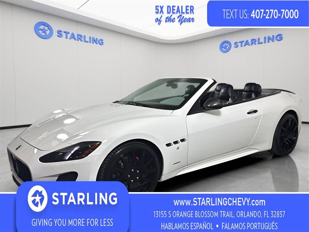 2016 Maserati GranTurismo Sport — Convertible — 19,040 mi — Orlando, FL