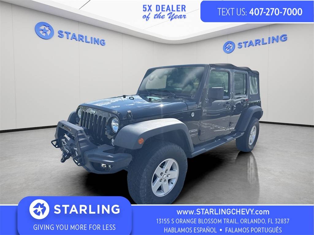 2016 Jeep Wrangler Sport — SUV — 110,000 mi — Orlando, FL