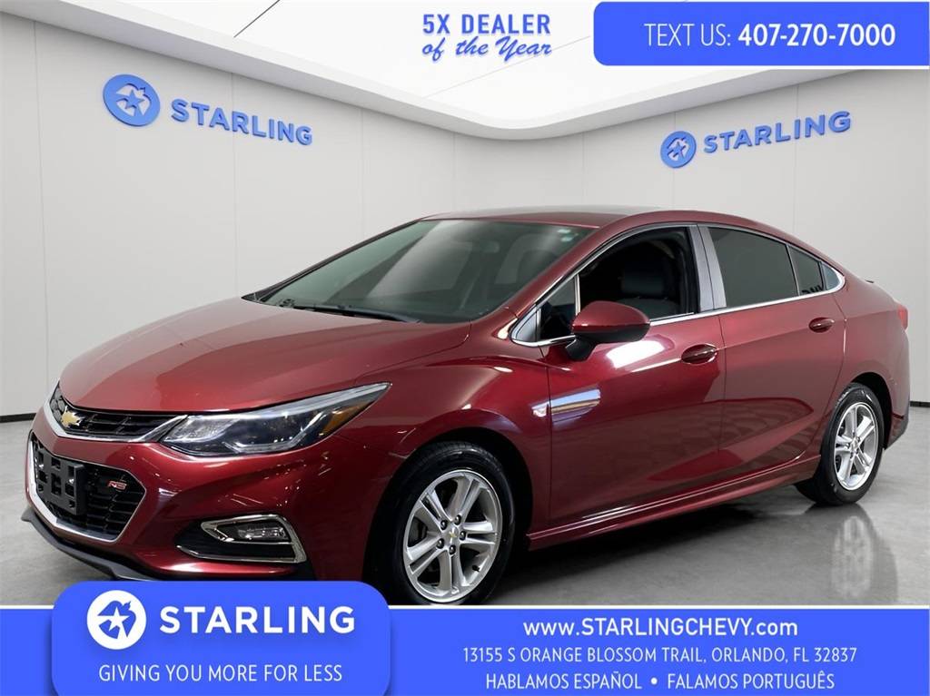 2017 Chevrolet Cruze LT — Sedan — 107,879 mi — Orlando, FL