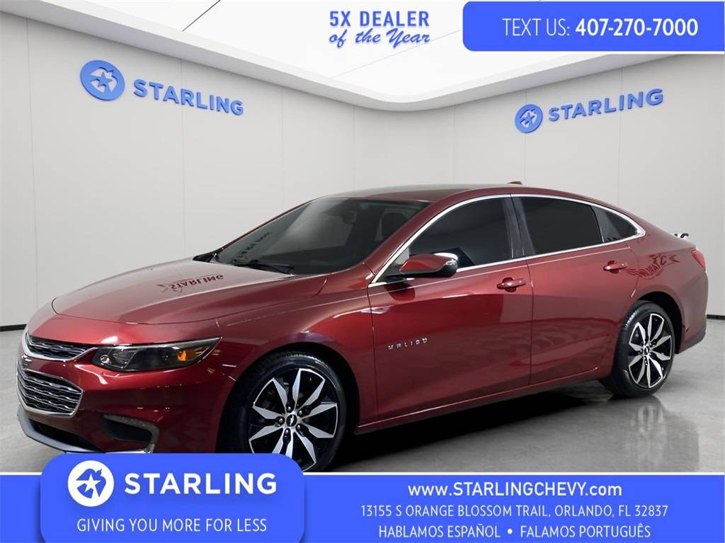 2018 Chevrolet Malibu LT — Sedan — 70,614 mi — Orlando, FL