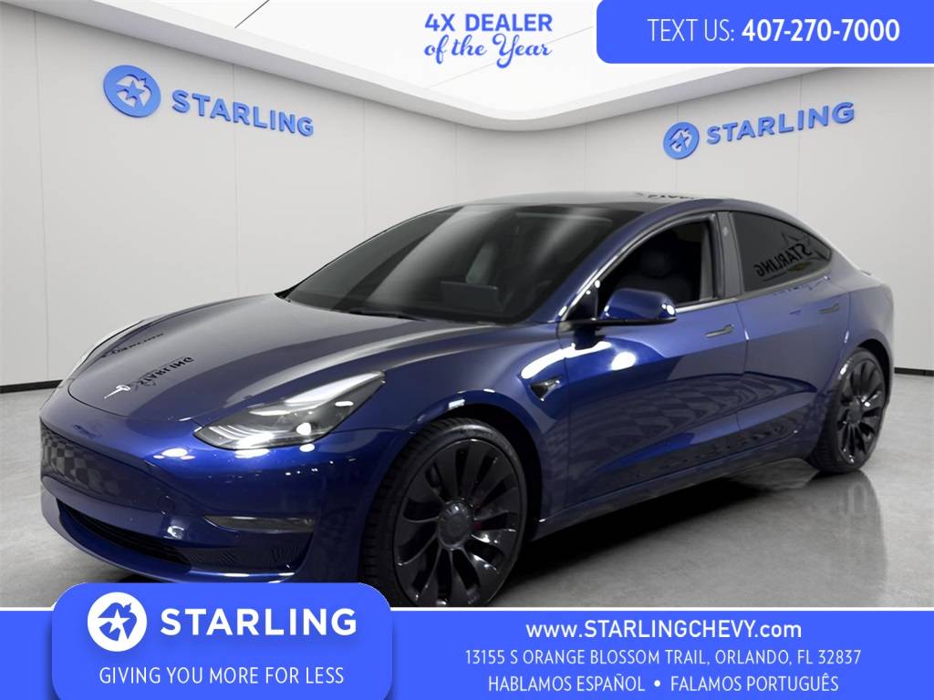 2022 Tesla Model 3 Performance — Sedan — 42,262 mi — Orlando, FL