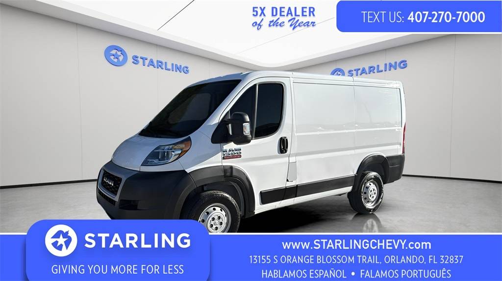 2021 Ram ProMaster Cargo Van 1500 — Cargo Van — 72,608 mi — Orlando, FL