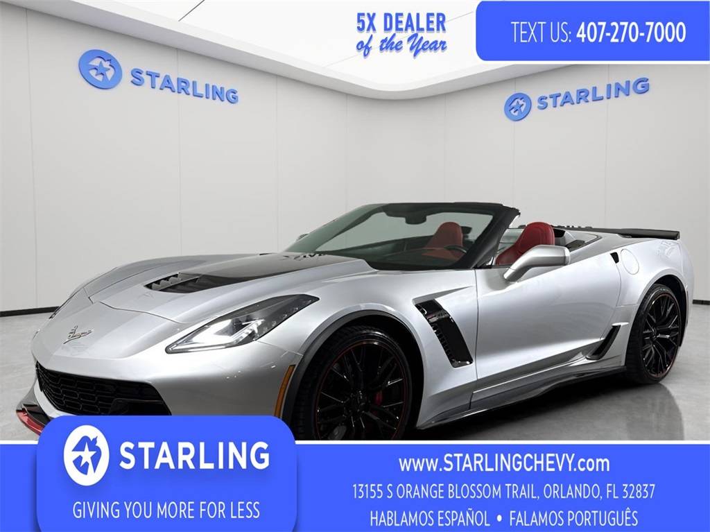 2015 Chevrolet Corvette Z06 2LZ — Convertible — 67,734 mi — Orlando, FL