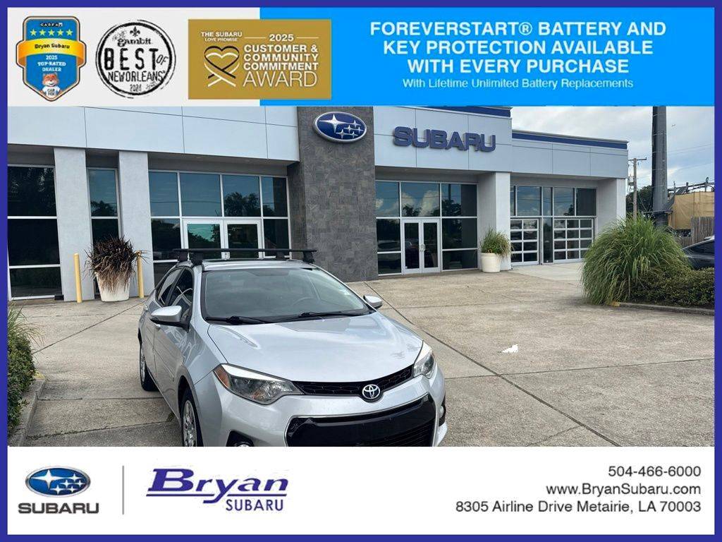 2016 Toyota Corolla S
