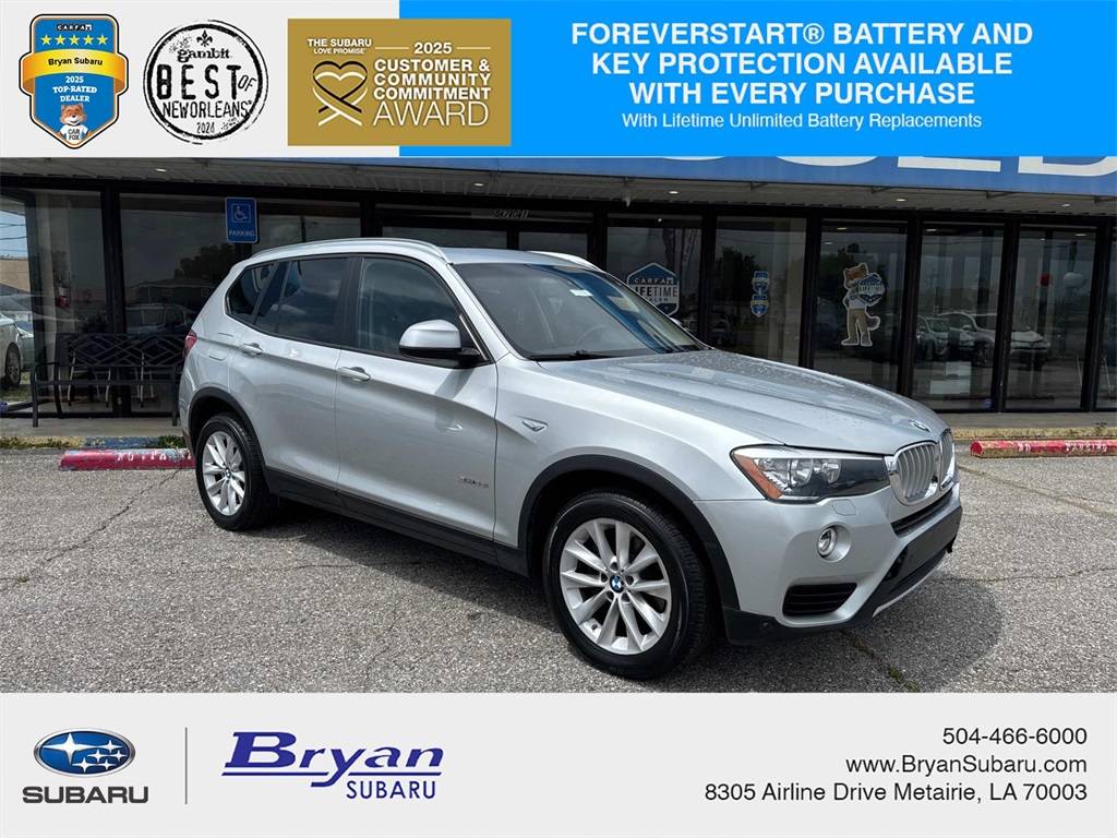 2017 BMW X3 28i — SUV — 50,441 mi — Metairie, LA