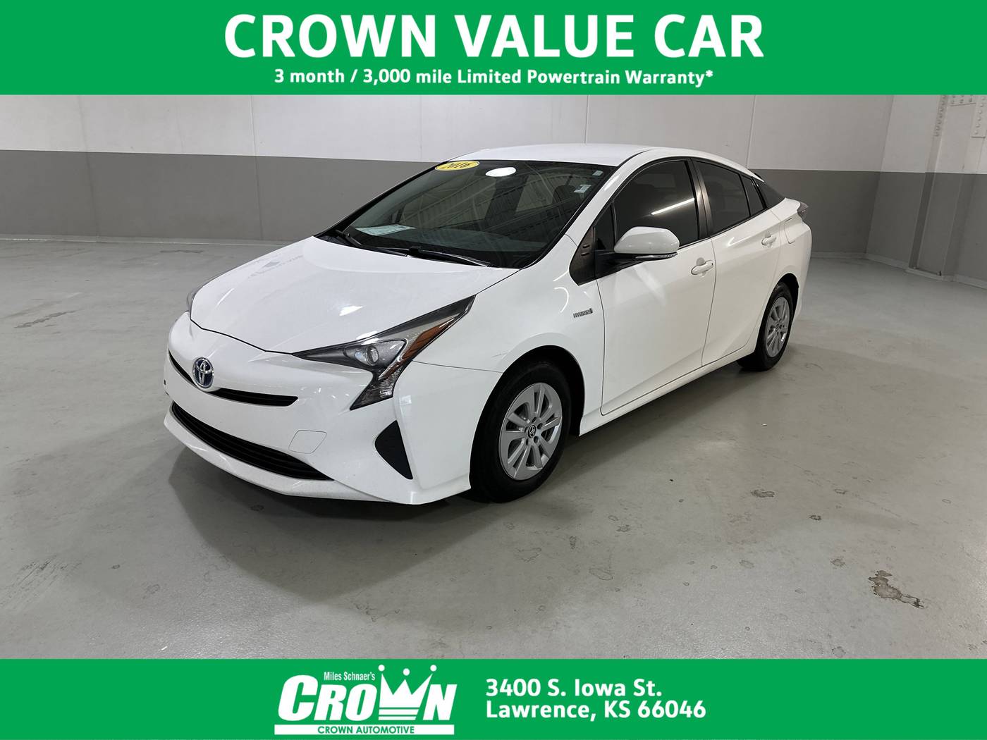 2016 Toyota Prius Two — Hatchback — 168,206 mi — Lawrence, KS