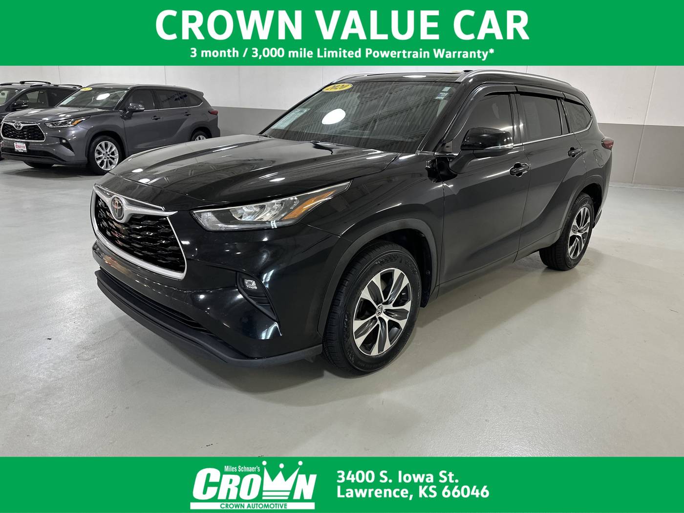 2020 Toyota Highlander XLE — SUV — 104,603 mi — Lawrence, KS