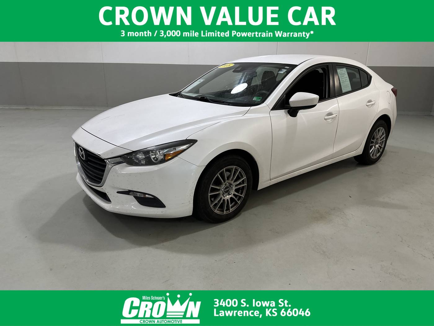 2018 Mazda Mazda3 Sport — Sedan — 105,658 mi — Lawrence, KS