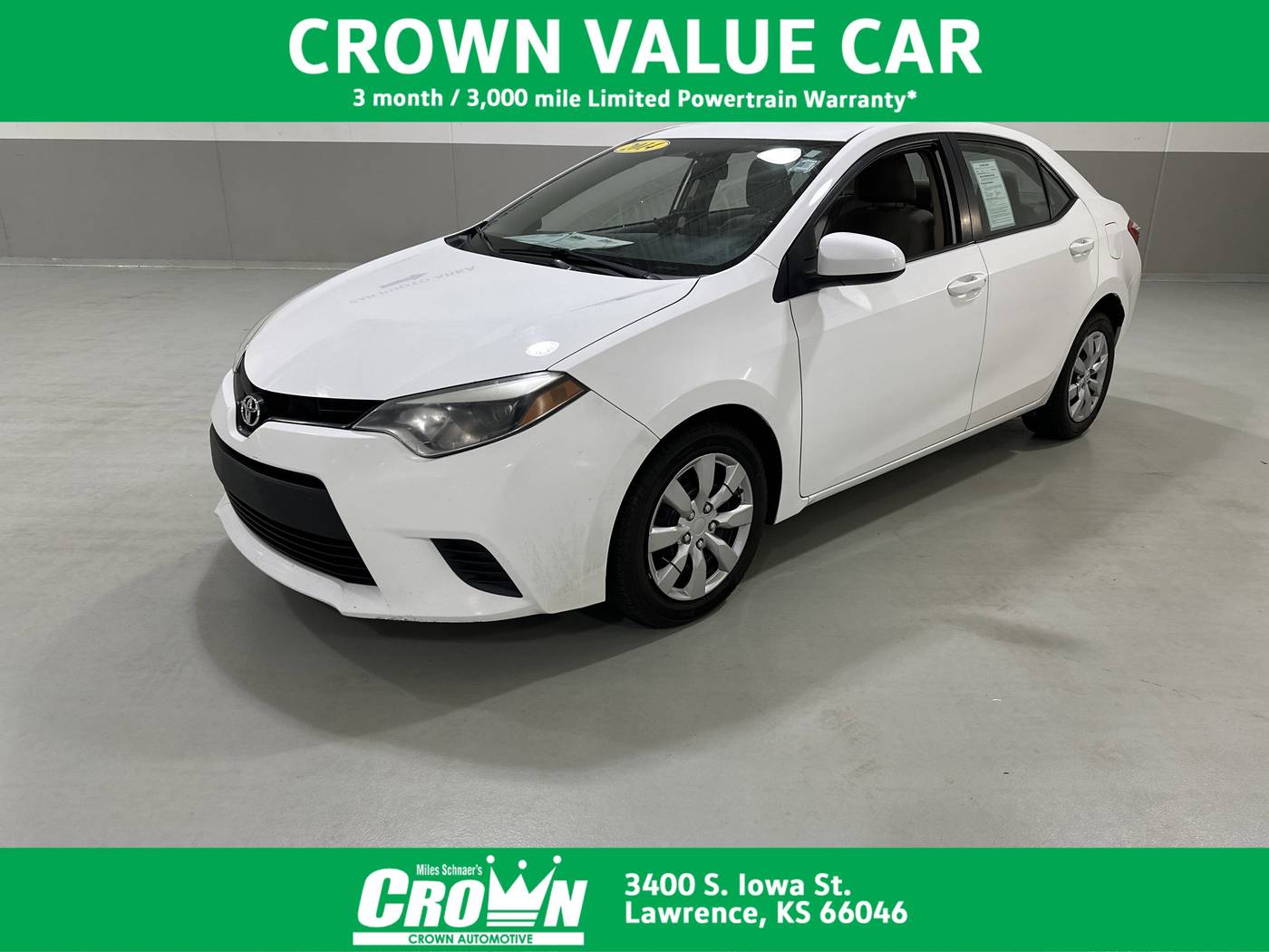 2014 Toyota Corolla LE — Sedan — 152,411 mi — Lawrence, KS
