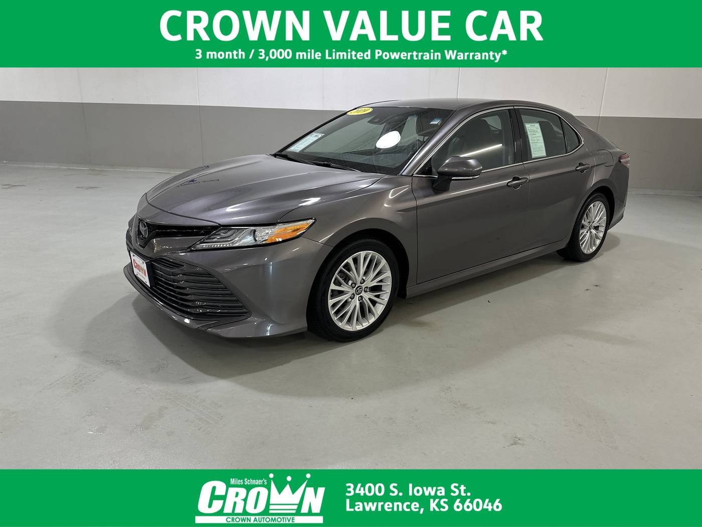 2019 Toyota Camry XLE — Sedan — 53,056 mi — Lawrence, KS