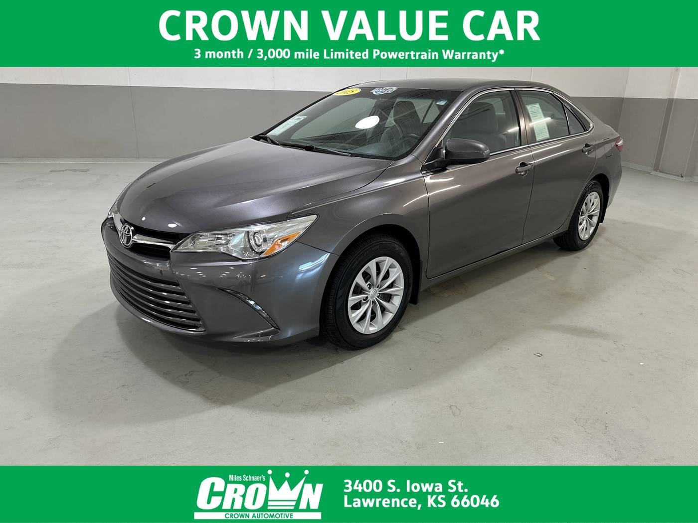2015 Toyota Camry LE — Sedan — 73,104 mi — Lawrence, KS