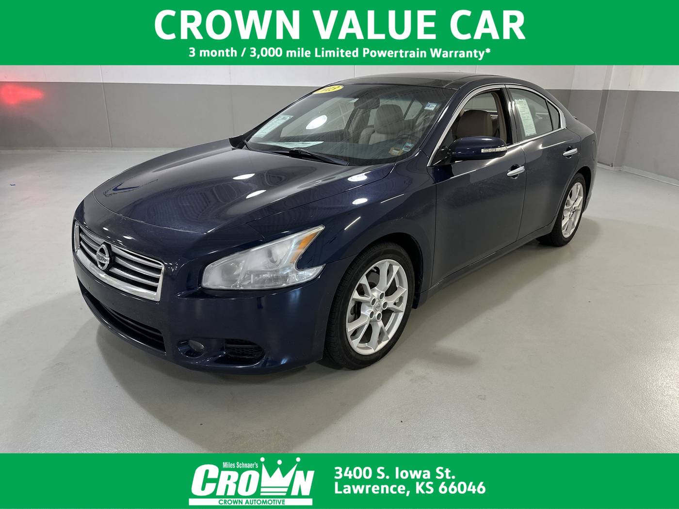 2013 Nissan Maxima SV — Sedan — 101,324 mi — Lawrence, KS