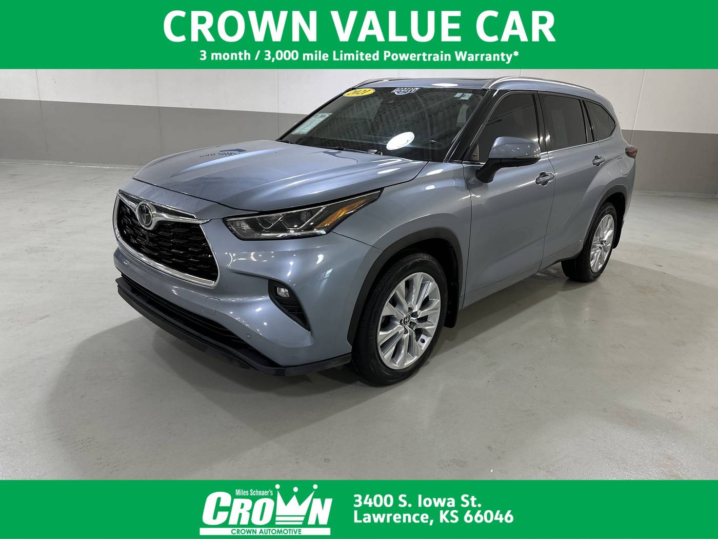 2021 Toyota Highlander Limited — SUV — 112,628 mi — Lawrence, KS