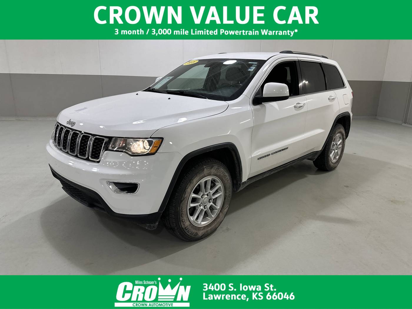 2018 Jeep Grand Cherokee Laredo — SUV — 108,287 mi — Lawrence, KS