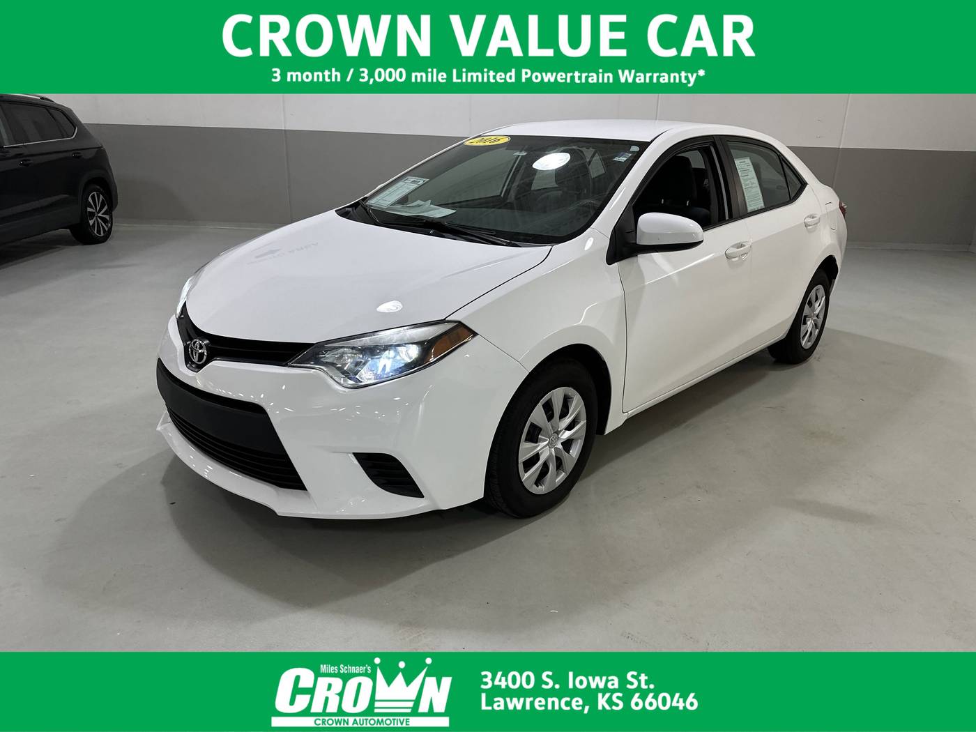 2016 Toyota Corolla L — Sedan — 40,246 mi — Lawrence, KS