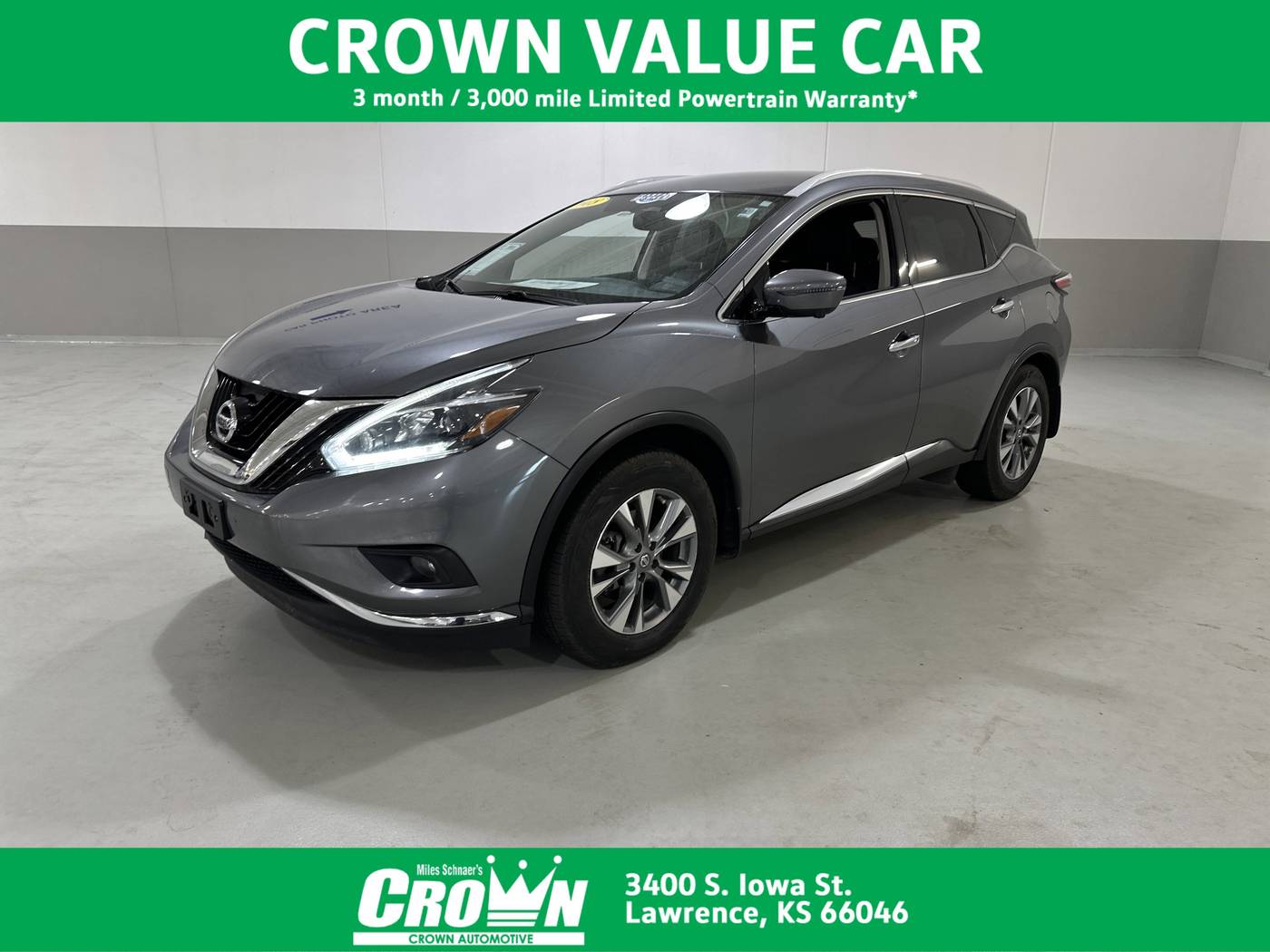 2018 Nissan Murano SL — SUV — 141,248 mi — Lawrence, KS