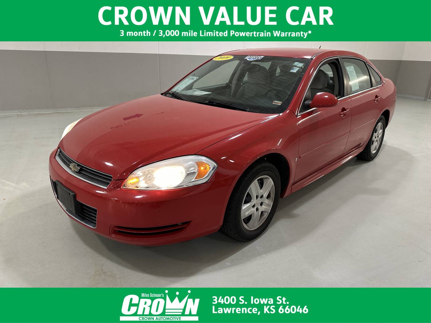 2009 Chevrolet Impala LS — Sedan — 92,755 mi — Lawrence, KS