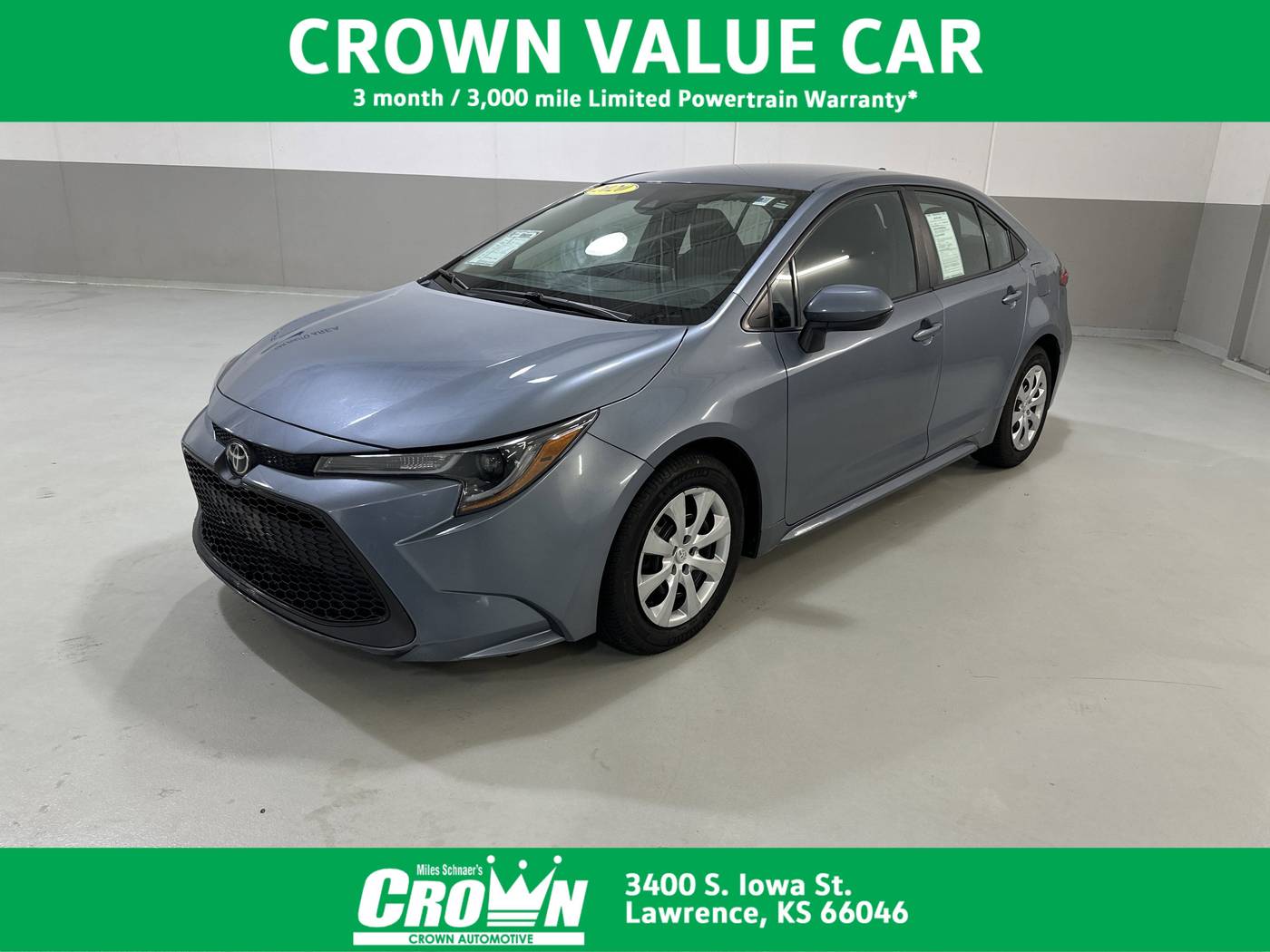 2020 Toyota Corolla LE — Sedan — 106,508 mi — Lawrence, KS