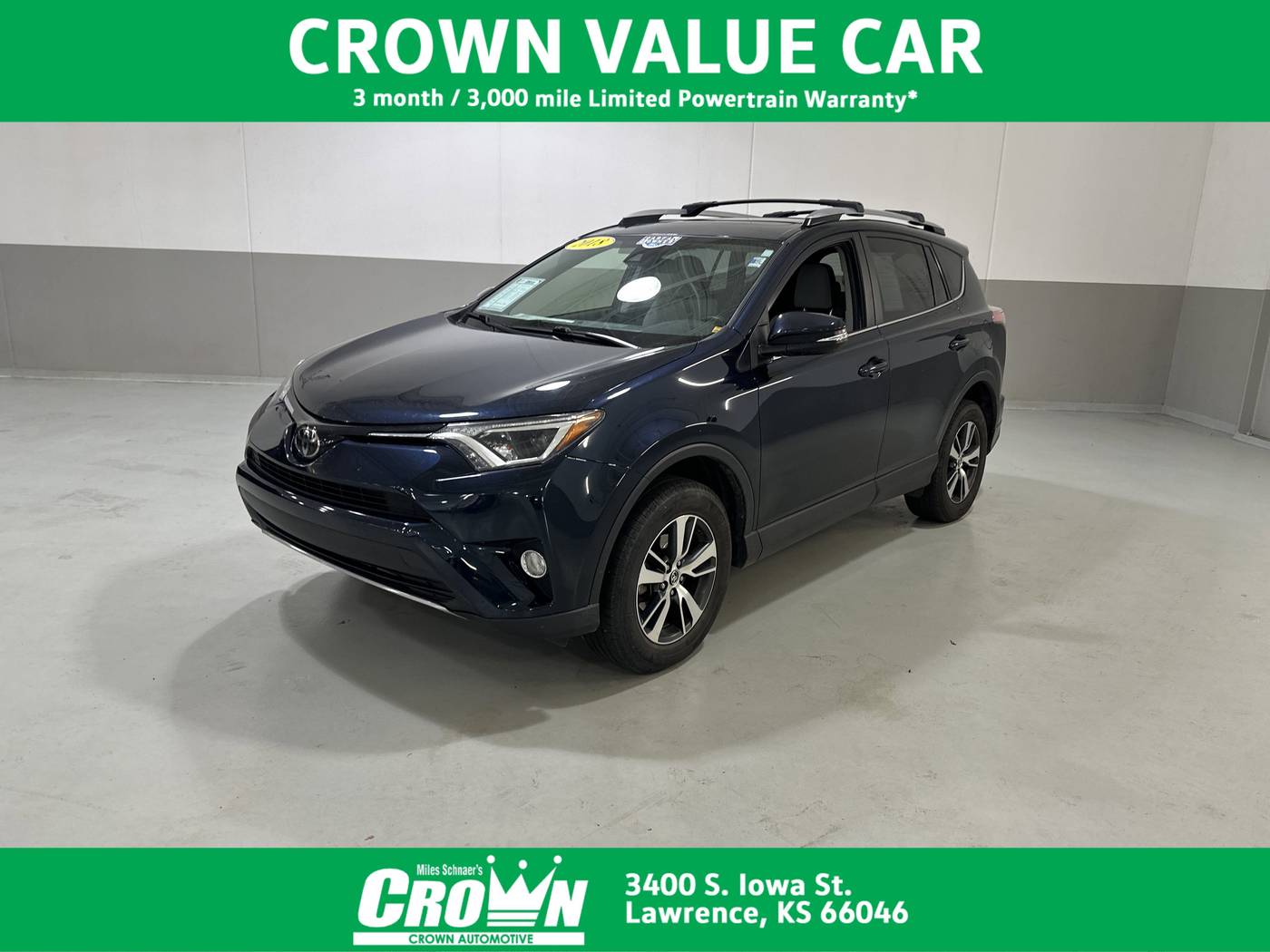 2018 Toyota RAV4 XLE — SUV — 101,530 mi — Lawrence, KS