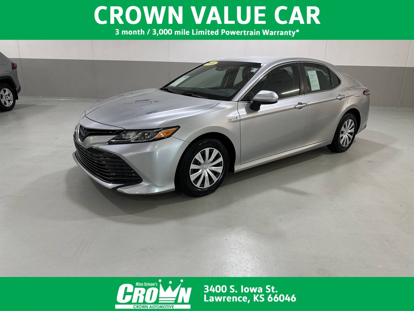 2018 Toyota Camry Hybrid LE — Sedan — 100,685 mi — Lawrence, KS