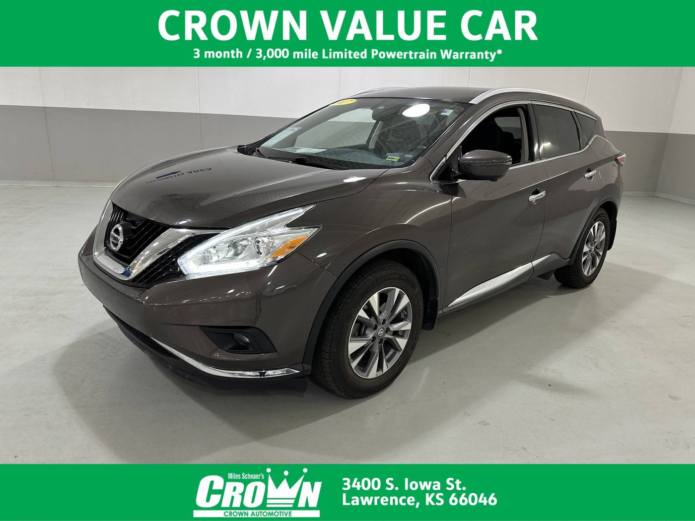2017 Nissan Murano SL — SUV — 72,963 mi — Lawrence, KS