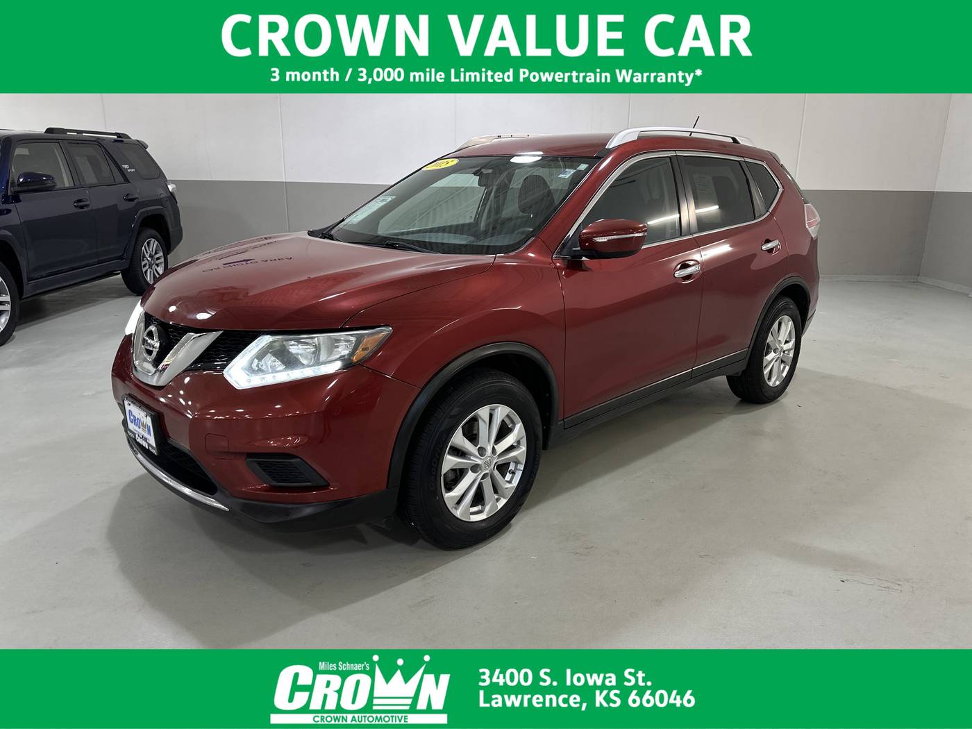2015 Nissan Rogue SV — SUV — 131,817 mi — Lawrence, KS