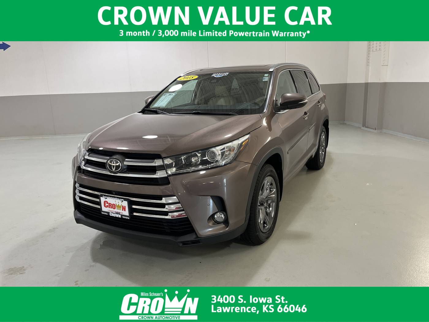 2018 Toyota Highlander Limited Platinum — SUV — 79,178 mi — Lawrence, KS