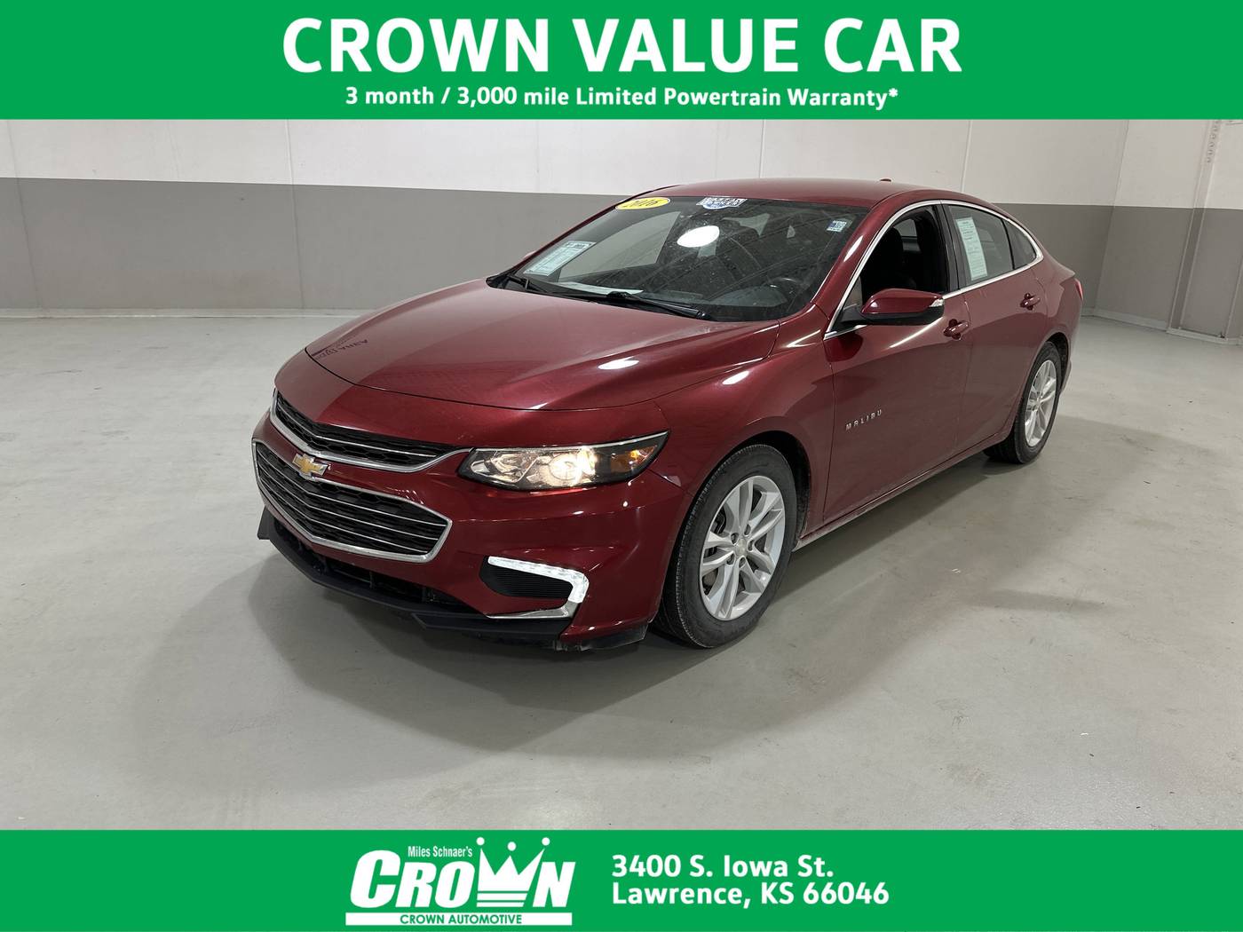 2016 Chevrolet Malibu LT — Sedan — 134,084 mi — Lawrence, KS