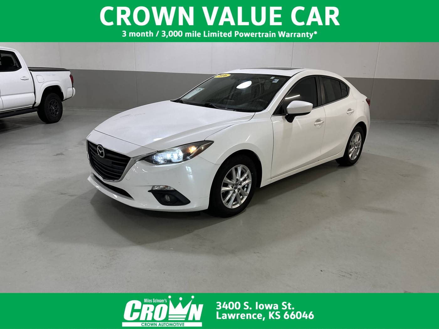 2016 Mazda Mazda3 i Touring — Sedan — 99,120 mi — Lawrence, KS