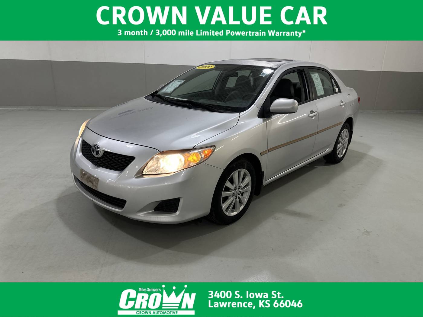 2009 Toyota Corolla XLE — Sedan — 66,238 mi — Lawrence, KS