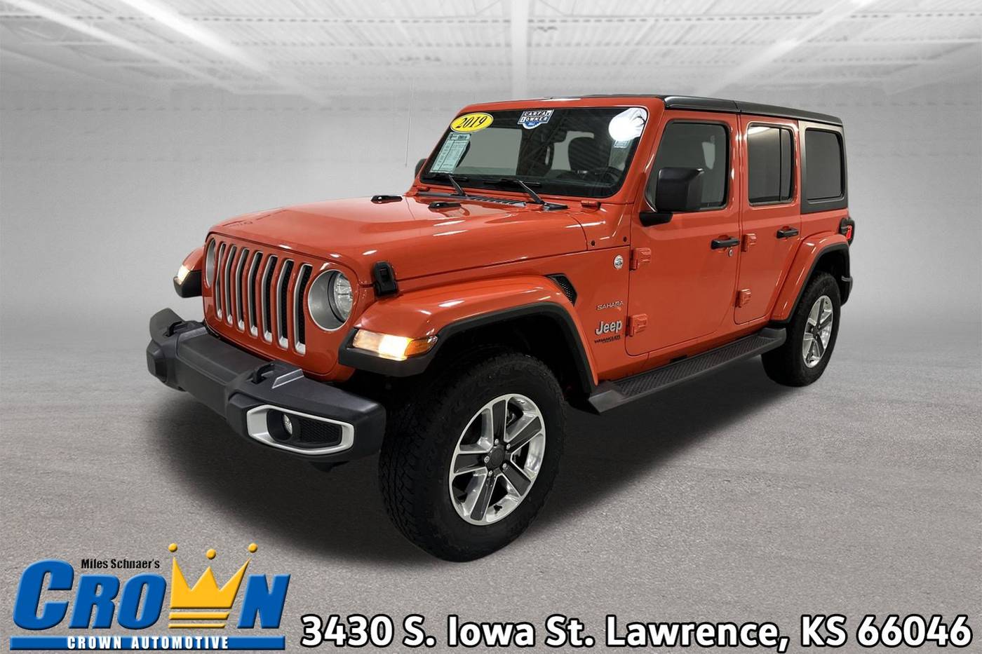 2019 Jeep Wrangler Sahara — SUV — 62,118 mi — Lawrence, KS