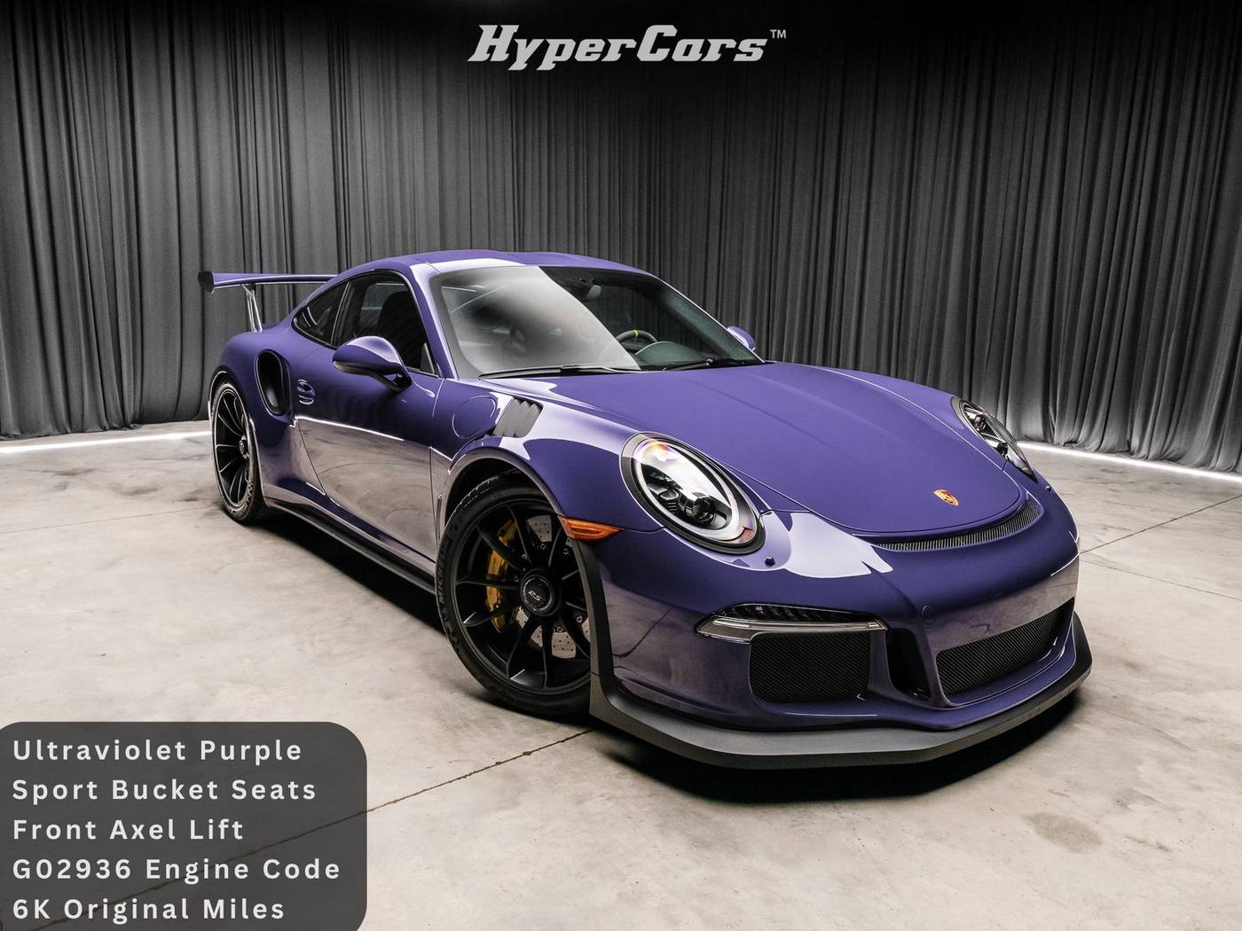 2016 Porsche 911 GT3 RS — Coupe — 6,671 mi — New Albany, IN
