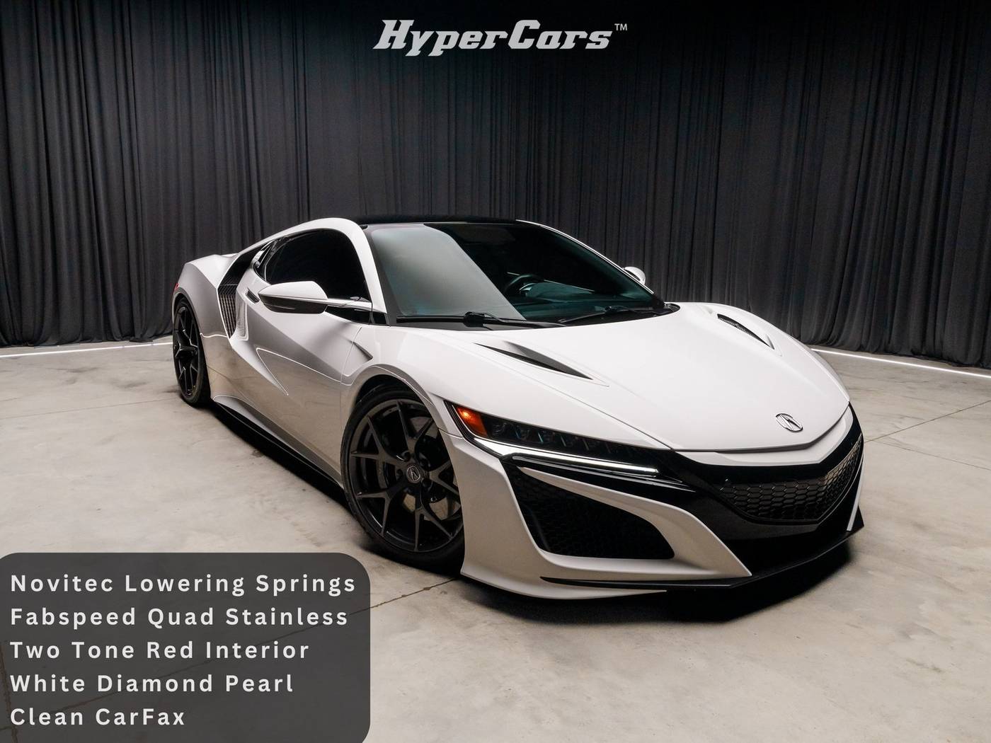 2017 Acura NSX Standard — Coupe — 27,247 mi — New Albany, IN