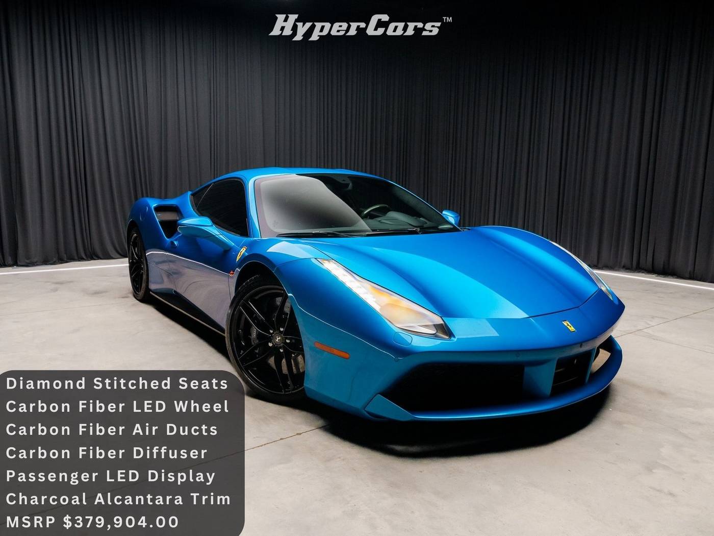 2017 Ferrari 488 GTB — Coupe — 16,759 mi — New Albany, IN