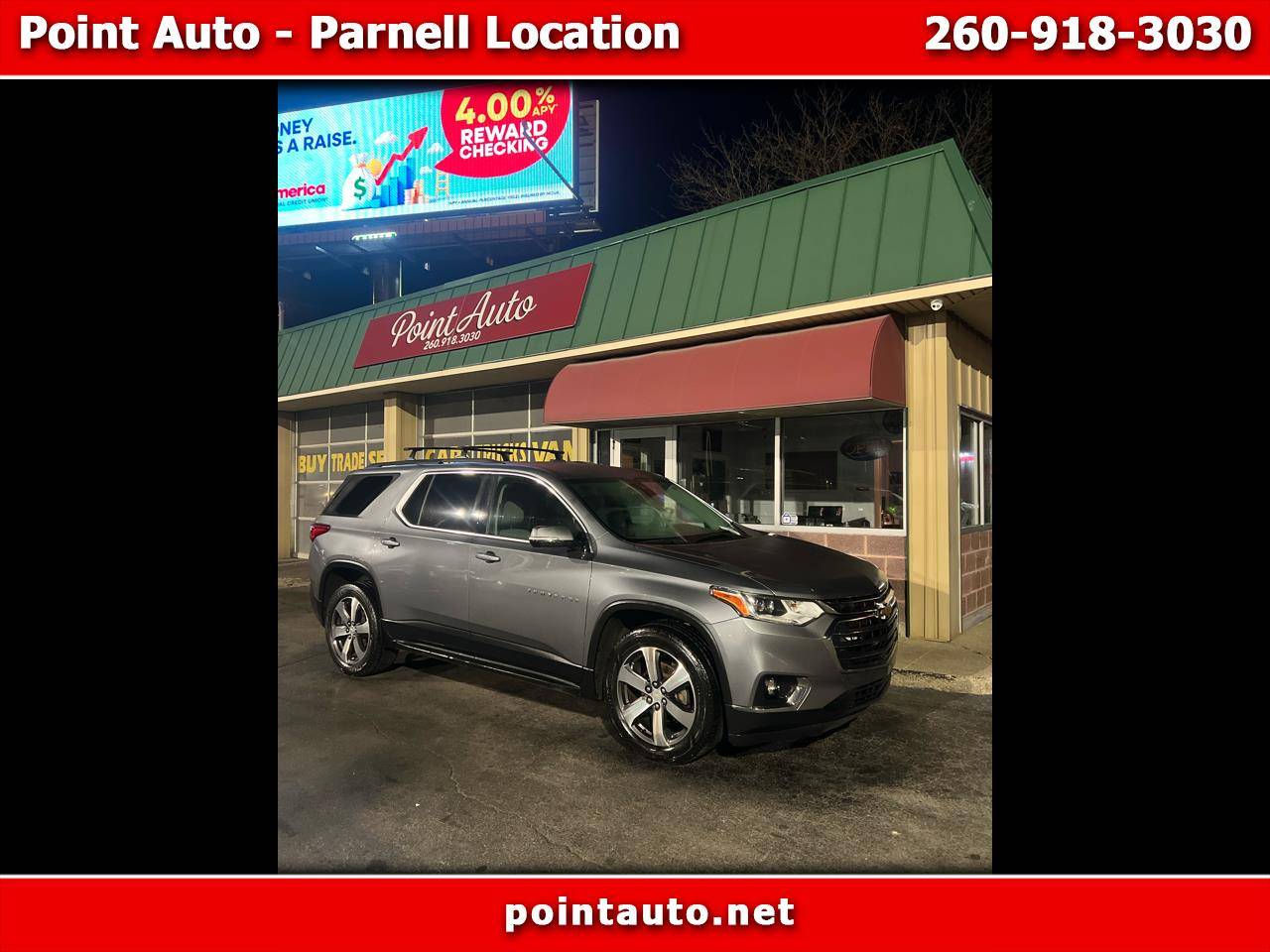 2020 Chevrolet Traverse LT Leather — SUV — 131,955 mi — Fort Wayne, IN
