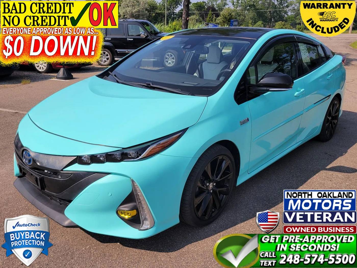 2017 Toyota Prius Prime Advanced — Hatchback — 83,858 mi — Waterford, MI