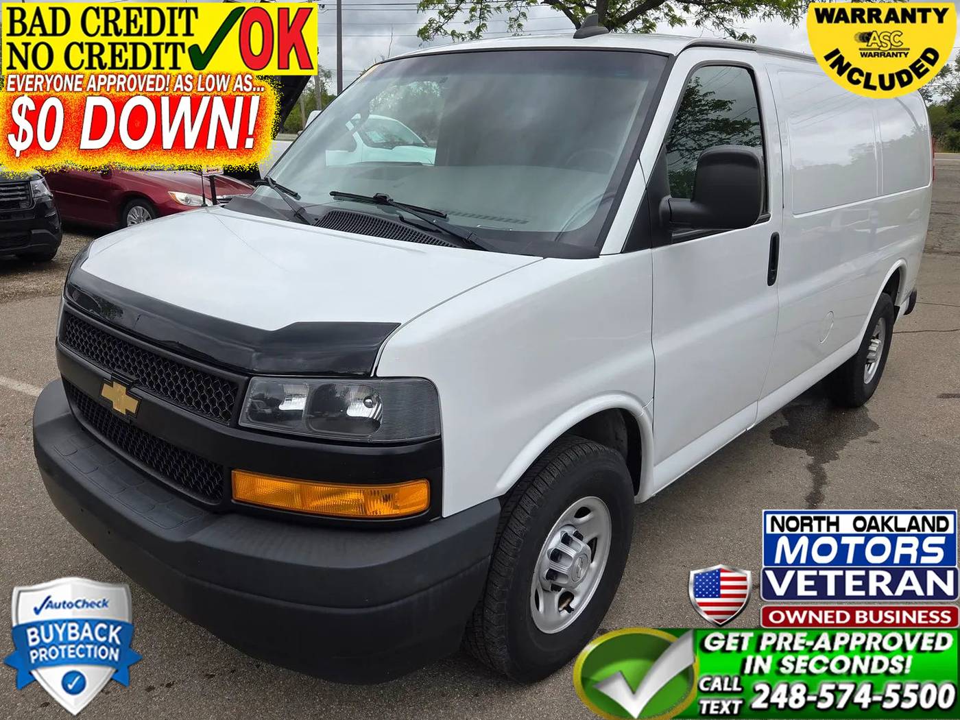 2019 Chevrolet Express Cargo Van Base — Cargo Van — 184,982 mi — Waterford, MI