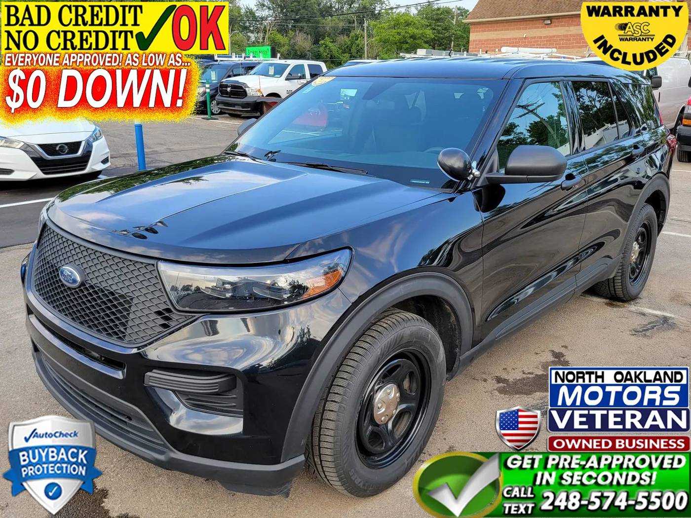2020 Ford Police Interceptor Utility Base — SUV — 99,641 mi — Waterford, MI